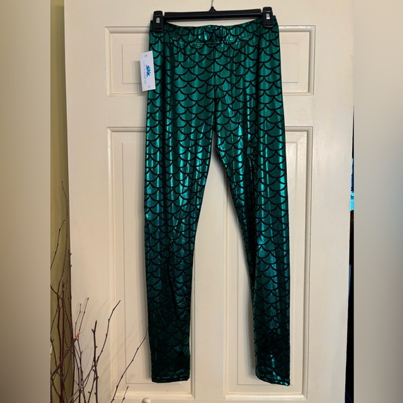 NWT Lotus Leggings Mermaid Leggings Size M - Picture 2 of 3